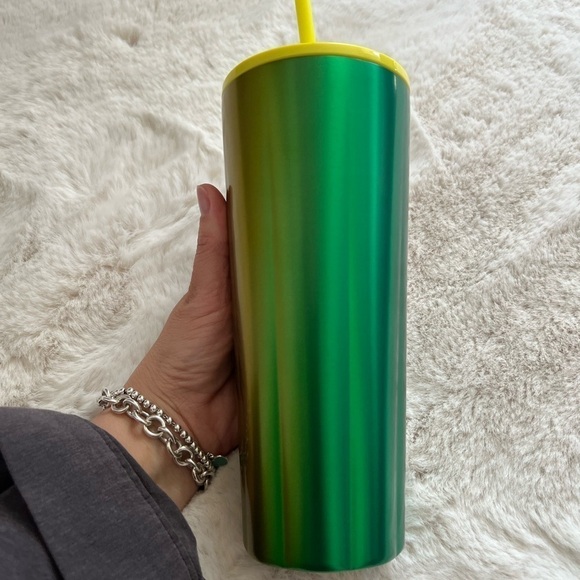 Starbucks Summer 2022  ‘Lime Puffy Speckled Lid’- stainless steel  - NWT - Picture 2 of 4